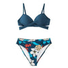 Push Up Floral Bikini Sets Women Two Pieces Swimsuits Women's Bathing Suits Push Up Halter Bandage Bikini Floral Printing Swim Bottoms Two Piece Swimsuits New Girl Beach Bathing Suits Swimwear by Stevvex
