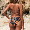 Push Up Floral Bikini Sets Women Two Pieces Swimsuits Women's Bathing Suits Push Up Halter Bandage Bikini Floral Printing Swim Bottoms Two Piece Swimsuits New Girl Beach Bathing Suits Swimwear by Stevvex