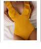 Push Up Women Bikinis Swimwear Women's Bathing Suits Push Up Halter Bandage Bikini Floral Printing Swim Bottoms Two Piece Swimsuits Women Swimsuits Bathing Suit Halter Leaf Print Beach Wear Plus Size by Stevvex