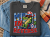 Put It In Reverse Alligator 4th of July T-Shirt by Everyday Customs Co.