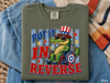 Put It In Reverse Alligator 4th of July T-Shirt by Everyday Customs Co.