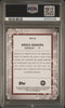 Graded 2023 Topps Bowman U Best Brock Bowers #ETG15 Elements of the Game Rookie RC Football Card PSA 10 Gem Mint