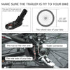 2-in-1 Dog Bike Trailer Pet Stroller Carrier for Large Dogs by Furr Baby Gifts