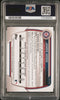 Graded 2023 Topps Bowman James Wood #BCP129 Chrome Prospects Atomic Refractor Rookie RC Baseball Card PSA 10 Gem Mint
