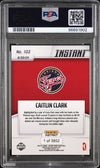 Graded 2024 Panini Instant WNBA Caitlin Clark #103 Rookie RC Basketball Card PSA 8 Near Mint