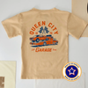 QUEEN CITY GARAGE TEE - VINTAGE CREAM by LITTLE RAD THINGS