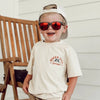 QUEEN CITY GARAGE TEE - VINTAGE CREAM by LITTLE RAD THINGS