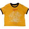 Queen Face It Alone Crest Short Sleeve Tee by Rock Band Apparel