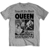 Queen News of the World 40th Front Page [T-Shirt] by Rock Band Apparel