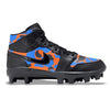 "Queens Camo" Jordan 1 Retro Cleats by Stadium Custom Kicks