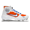 "Queens" Nike Alpha Huarache Elite 3 Mid Cleats by Stadium Custom Kicks