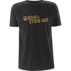 Queens Of The Stone Age Metallic Text Logo [T-Shirt] by Rock Band Apparel