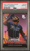 Graded 2024 Topps Big League Junior Caminero #GV25 Good Vibrations Rookie RC Baseball Card PSA 10 Gem Mint