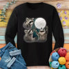 Racoon & Yarn Ball Long Sleeve T-shirt by YarnMerch