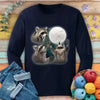 Racoon & Yarn Ball Long Sleeve T-shirt by YarnMerch
