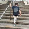 RAD CIRCLE LOGO TEE - SMOKE by LITTLE RAD THINGS