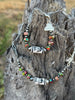 Rainbow Jasper Thunderbird Paperclip Chain Bracelet by Wild Junkie