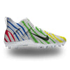 "Rainbow Zebra" Nike Alpha Menace Varsity 2 Cleats by Stadium Custom Kicks