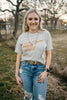 Raisin' Hell Bull Skull Graphic Tee by Wild Junkie