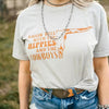 Raisin' Hell Bull Skull Graphic Tee by Wild Junkie
