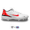 "Red Bandana" Nike Alpha Huarache Elite 3 Low Cleats