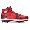 "Red Elephant" Jordan 1 Retro Cleats by Stadium Custom Kicks