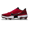 "Red Elephant" Nike Alpha Huarache Elite 3 Low Cleats by Stadium Custom Kicks