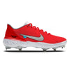 "Red Force OW" Nike Alpha Huarache Elite 3 Low Cleats by Stadium Custom Kicks