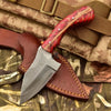 Acid Washed Stainless Steel Hunting Knife – Pinecone Handle | Outdoor & Camping Knife by JW SteelCrafts