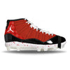 "Red Lobster" Jordan 11 Retro MCS Cleats by Stadium Custom Kicks