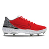 "Red Print" Nike Alpha Huarache Elite 3 Low Cleats by Stadium Custom Kicks