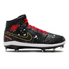 "Red Saber" Jordan 1 Retro Cleats by Stadium Custom Kicks
