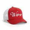 Embroidered Wifey Trucker Hat – Classic Mesh Cap for Wedding or Anniversary by Adorb Custom Tees