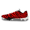 "Red Zebra" Nike Vapor Edge Speed 360 Cleats by Stadium Custom Kicks
