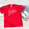 Go Team Pennant Tee Shirt by Hey Jude Graphic Tees
