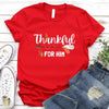 Thankful For Her/Him Valentines Couple T-Shirt – Cute Matching Holiday Tees by Adorb Custom Tees