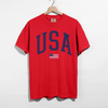 USA Varsity Graphic Tee – Classic Patriotic Shirt by Hey Jude Graphic Tees