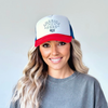 America Trucker Hat by Hey Jude Graphic Tees