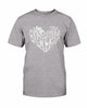 Love Heart T-Shirt by T-Shirt Crazed