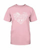 Love Heart T-Shirt by T-Shirt Crazed