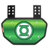 Phenom Elite Football Back Plate - Green Lantern
