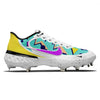 "Retro ‘90s Pink" Nike Alpha Huarache Elite 3 Low Cleats by Stadium Custom Kicks
