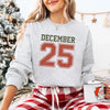 Retro Christmas DECEMBER 25 Sweatshirt Festive Holiday Sweater by Adorb Custom Tees