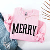Retro Merry Christmas Sweatshirt Festive Women’s Holiday Sweater by Adorb Custom Tees