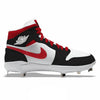 "Reverse Chicago" Jordan 1 Retro Cleats by Stadium Custom Kicks
