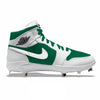 "Reverse Pine" Jordan 1 Retro Cleats - Size 14 Mid Top Metal by Stadium Custom Kicks
