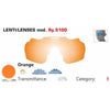RG 5100 Replacement Lens - Orange by SH+ (SH Plus) Sunglasses