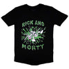 Rick & Morty Green Splat [T-Shirt] by Rock Band Apparel
