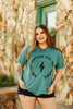 Ride The Lightning Graphic Tee by Wild Junkie