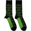 Rob Zombie Logo Repeat [Socks] by Rock Band Apparel